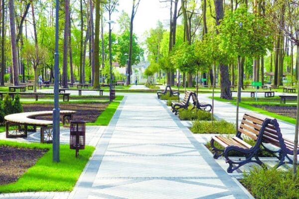 Міський парк імені Тараса Шевченка в Сокалі.